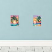 Sunny Vibes Muurkunst Sets (Houten vloer)