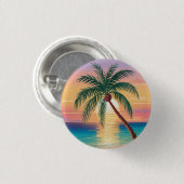 Sunny Vibes Ronde Button 3,2 Cm (Voorkant /achterkant)