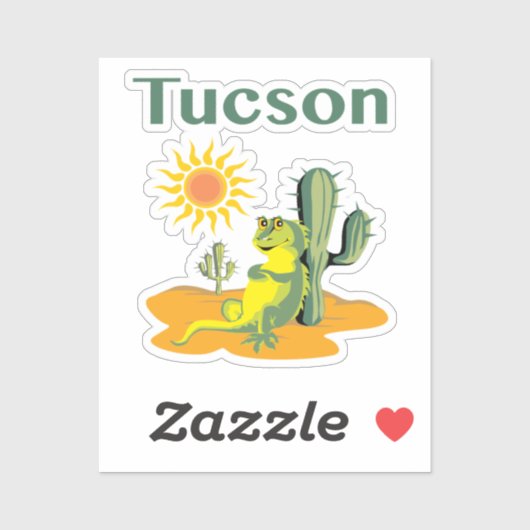 Sunny Vibes Tucson Sticker (Vel)