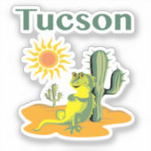 Sunny Vibes Tucson Sticker (Voorkant)