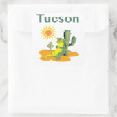Sunny Vibes Tucson Vierkante Sticker (Tas)