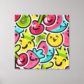 Sunny Vibes – Your Summer Store ☀️🏖️ Canvas Afdruk (Voorkant)