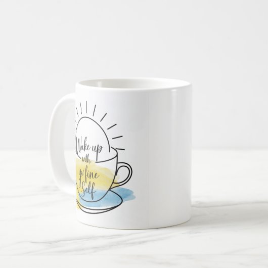 Sunny Wake Up Met U Fijne Zelf Speelse Mok (Voorkant links)