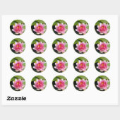 Sunny Waterlelie Ronde Sticker (Vel)