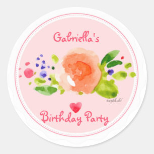 Sunny Waterverf Sticker