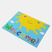 Sunny Welcome Doormat Deurmat (Schuin)