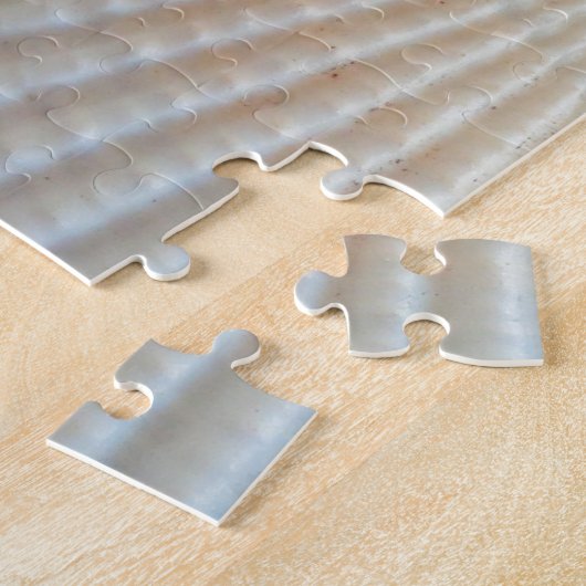 Sunny White Seashells, Summer Beach Exotic Legpuzzel (Zijkant)