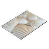 Sunny White Seashells, Summer Beach Exotic Notitieboek (Linkerzijde)