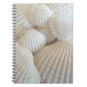 Sunny White Seashells, Summer Beach Exotic Notitieboek (Voorkant)