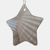 Sunny White Seashells, Zee Shell Beach Summer Love Keramisch Ornament (Links)