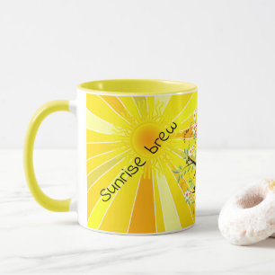 Sunny Yellow Cheery Sunrise Brew Mok
