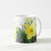 Sunny Yellow Daffodil Koffiemok (Voorkant rechts)