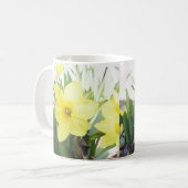 Sunny Yellow Daffodil Koffiemok (Voorkant links)