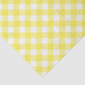 Sunny Yellow Gingham Tissuepapier (Detail)