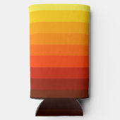 Sunny Yellow Ombre add Jouw naam Tall Seltzer Blikjeskoeler (Achterkant)