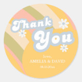 Sunny Yellow Retro Sticker Chic (Voorkant)