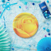 Sunny Yellow Rose Papieren Bordje (Feest)