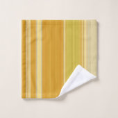 Sunny Yellow Stripes Bad Handdoek (Wasdoekje)