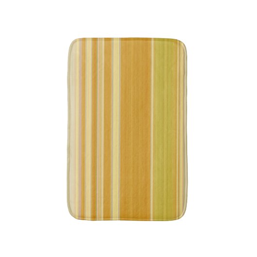 Sunny Yellow Stripes Badmat (Voorkant Verticaal)