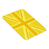 Sunny Yellow Union Jack British Flag Decor Magneet (Rechterzijde)