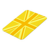 Sunny Yellow Union Jack British Flag Decor Magneet (Linkerzijde)