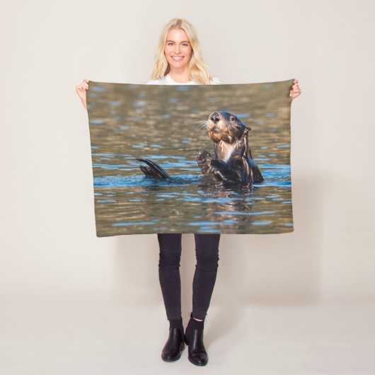 Sunny Zee Otter Fleece Deken (In situ)