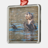 Sunny Zee Otter Metalen Ornament (Links)