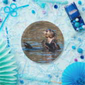 Sunny Zee Otter Papieren Bordje (Feest)