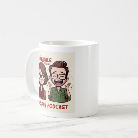 Sunnydale Diaries Podcast Logo Mug Koffiemok (Voorkant links)