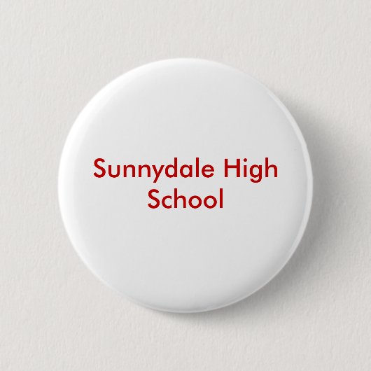 Sunnydale High School Badge Ronde Button 5,7 Cm (Voorkant)