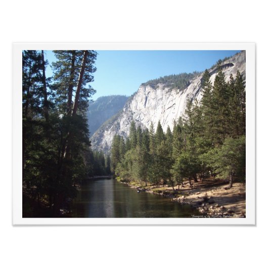 "Sunnyside of the River" Yosemite Valley Poster (Voorkant)