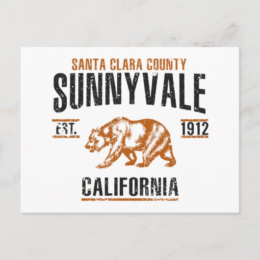Sunnyvale Briefkaart (Voorkant)