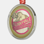 Sunnyvale California beer Feestornament Metalen Ornament (Links)