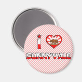 Sunnyvale, Californië Magneet (Voorkant / Achterkant)