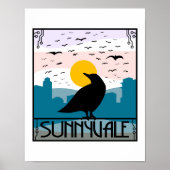 Sunnyvale Crow Poster (Voorkant)