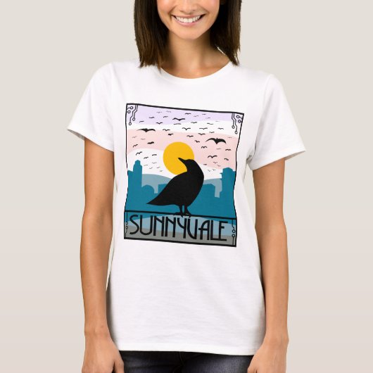 Sunnyvale Crow T-shirt (Voorkant)