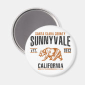 Sunnyvale Magneet (Voorkant / Achterkant)