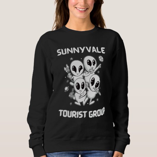 Sunnyvale Native Pride Alien Funny State Tourist S Trui (Voorkant)