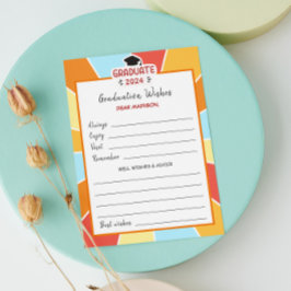 Sunray Kinder Afstuderen wenst goed Keepsake Kaart