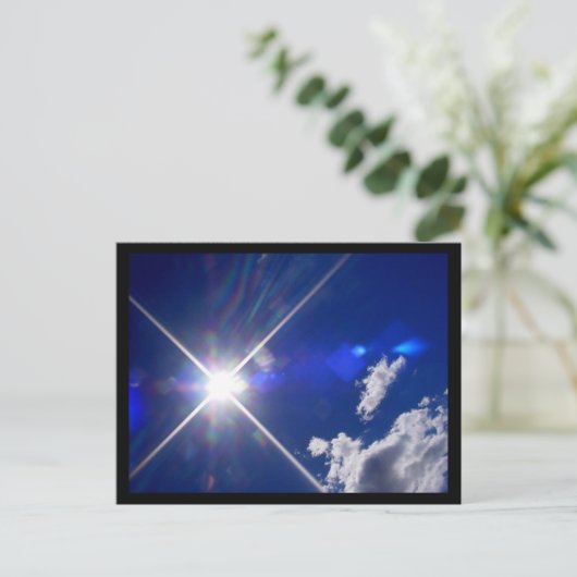 Sunrays Briefkaart (Staand voorkant)