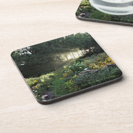 Sunrays Late Season Bier Onderzetter (Linkerzijde)