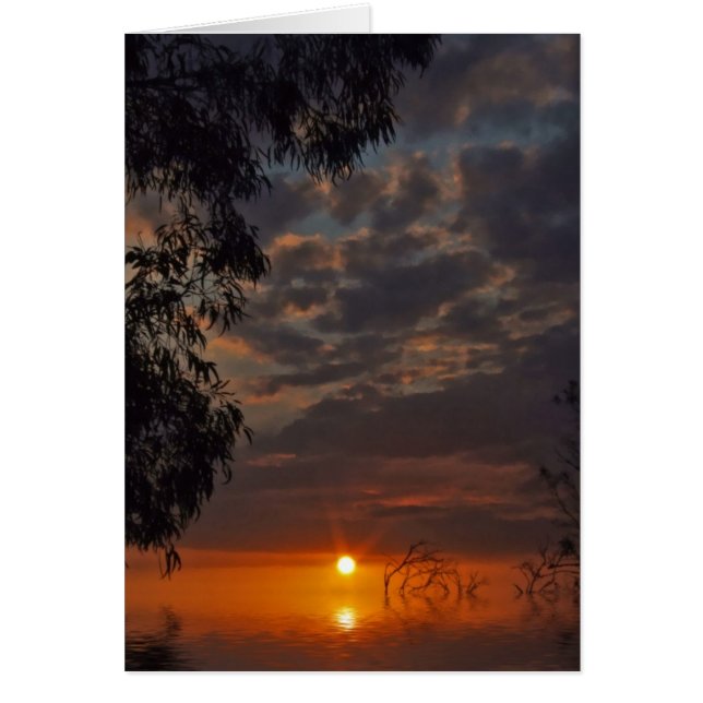 Sunrealisme sunset Kaart (Voorkant)