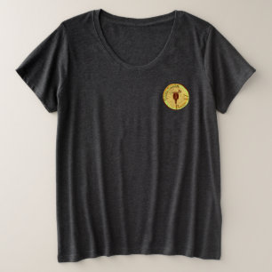 Sunriders Oranje Label Line Plus Size Vrouwen Thir Grote Maat T-shirt