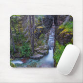 Sunrift Gorge in Glacier National Park, Montana Muismat (Met muis)