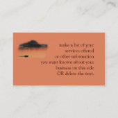 Sunrise22 Visitekaartje-pas aan Visitekaartje (Achterkant)