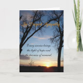 Sunrise5Sympathy Kaart (Voorkant)