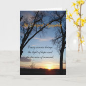 Sunrise5Sympathy Kaart (Gele Bloem)