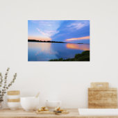 Sunrise aan de Chinese coteague Poster (Keuken)