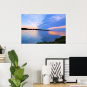 Sunrise aan de Chinese coteague Poster (Thuiskantoor)