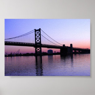 Sunrise aan de Delaware Poster